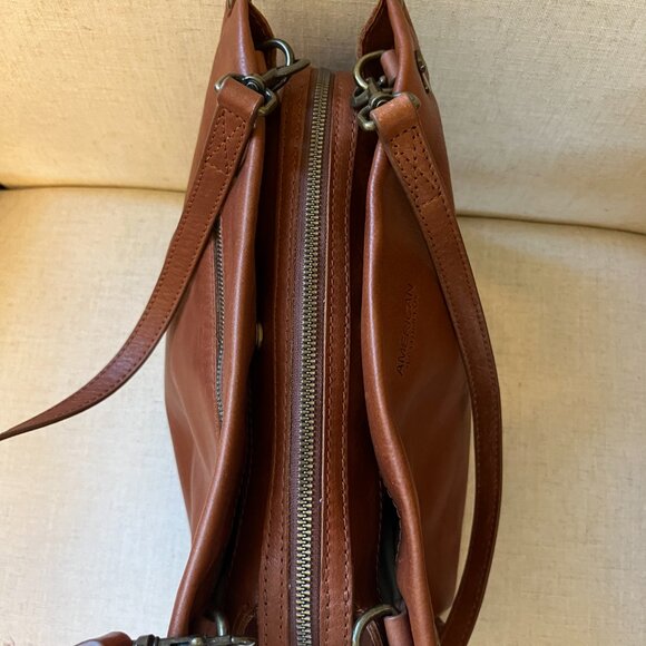 American Leather Co. Lenox Triple Entry Satchel - Picture 11 of 16